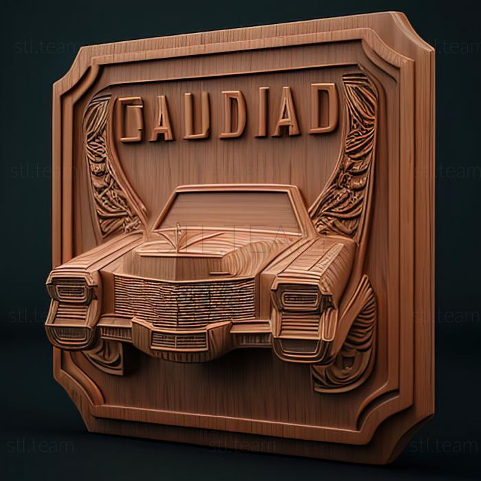 3D модель Кадилак Ельдорадо (STL)